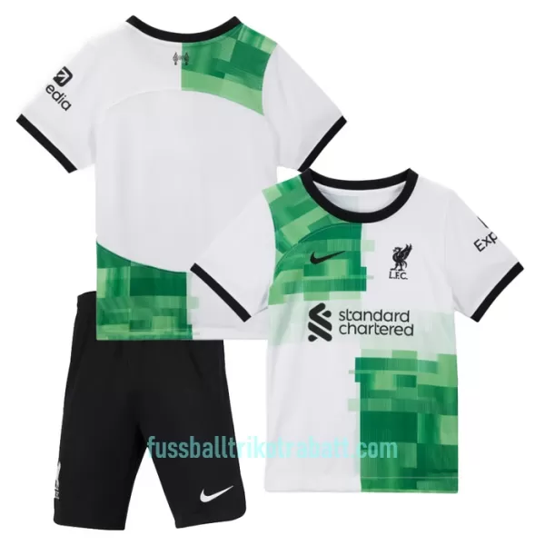 Günstige Liverpool Kindertrikot Auswärts 2023/24 Kurzarm