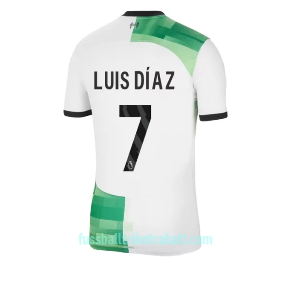 Günstige Liverpool Luis Diaz 7 Herrentrikot Auswärts 2023/24 Kurzarm