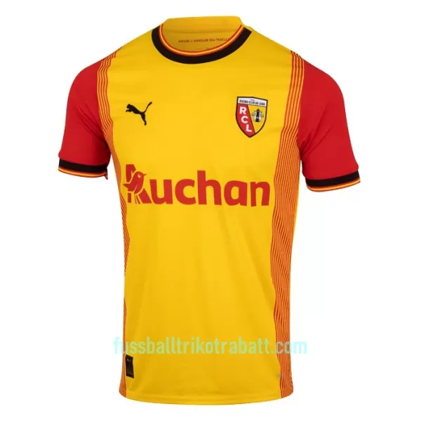 Günstige RC LENS Herrentrikot Heim 2023/24 Kurzarm