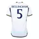 Günstige Real Madrid Bellingham 5 Kindertrikot Heim 2023/24 Kurzarm