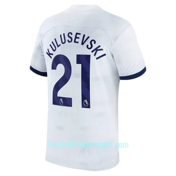 Günstige Tottenham Hotspur Kulusevski 21 Herrentrikot Heim 2023/24 Kurzarm