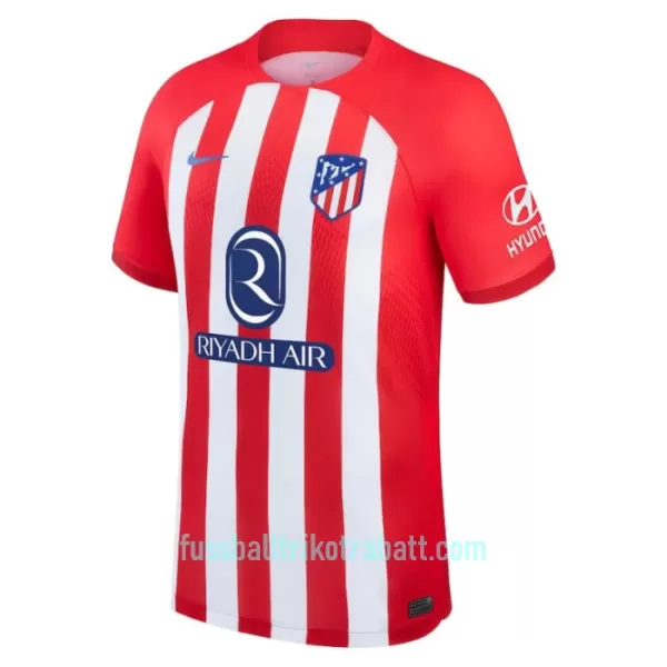 Günstige Atlético Madrid Memphis 9 Herrentrikot Heim 2023/24 Kurzarm