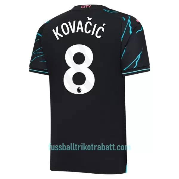 Günstige Manchester City Kovacic 8 Herrentrikot Ausweich 2023/24 Kurzarm