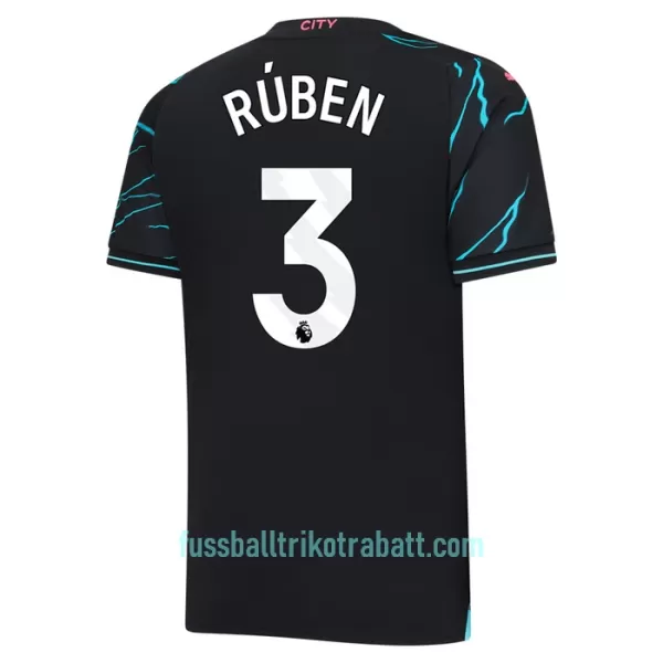 Günstige Manchester City Ruben 3 Herrentrikot Ausweich 2023/24 Kurzarm