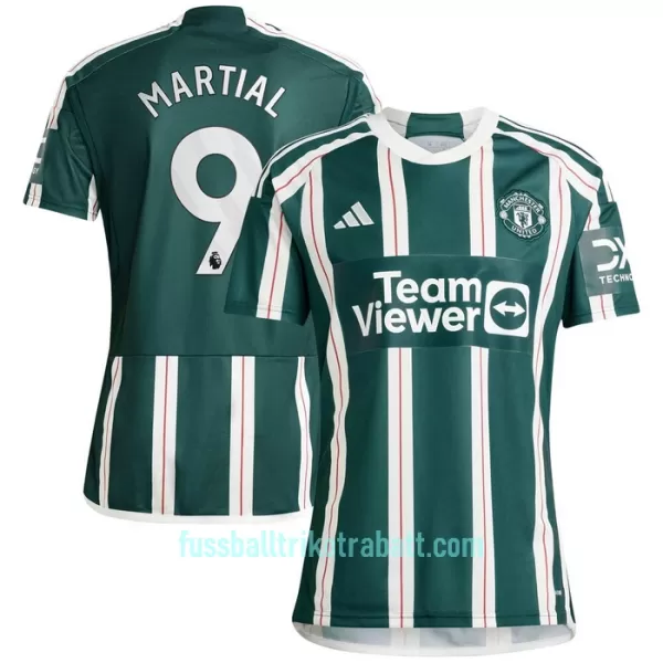 Günstige Manchester United Martial 9 Herrentrikot Auswärts 2023/24 Kurzarm