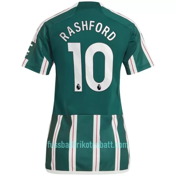 Günstige Manchester United Rashford 10 Damentrikot Auswärts 2023/24 Kurzarm