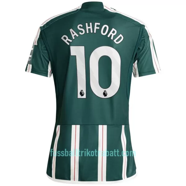 Günstige Manchester United Rashford 10 Herrentrikot Auswärts 2023/24 Kurzarm