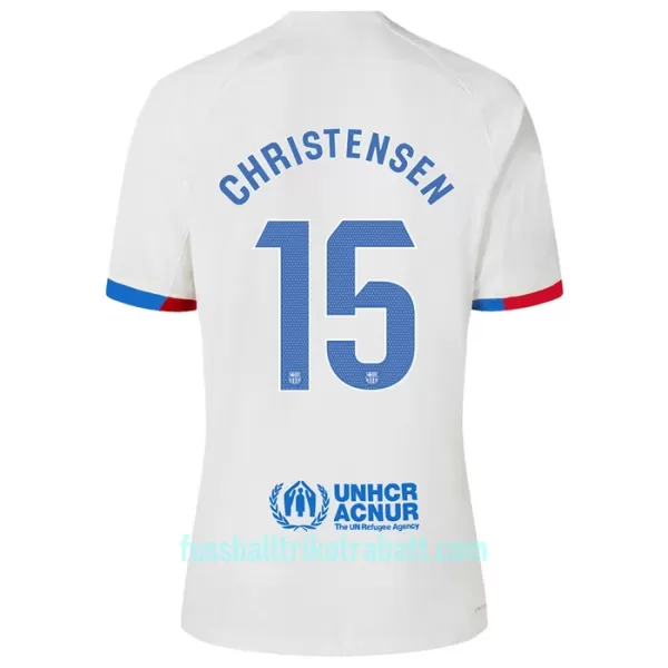 Günstige FC Barcelona Christensen 15 Herrentrikot Auswärts 2023/24 Kurzarm