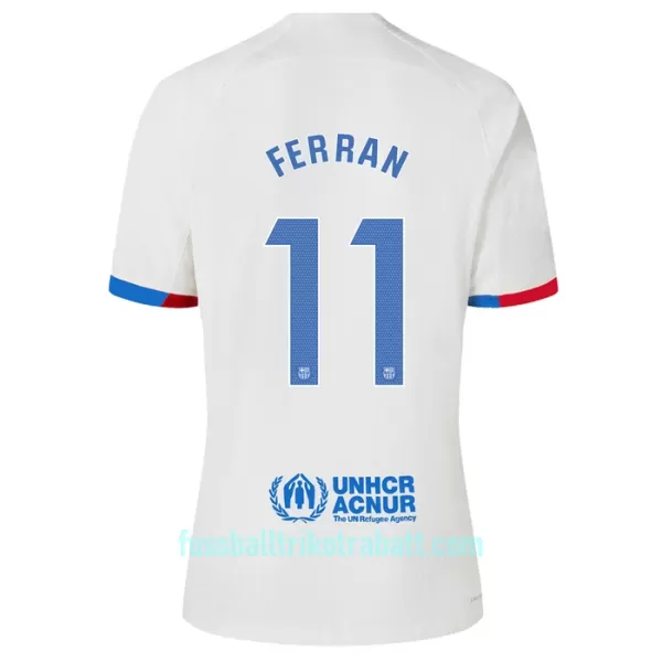 Günstige FC Barcelona Ferran 11 Herrentrikot Auswärts 2023/24 Kurzarm