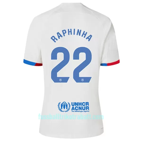 Günstige FC Barcelona Raphinha 22 Herrentrikot Auswärts 2023/24 Kurzarm