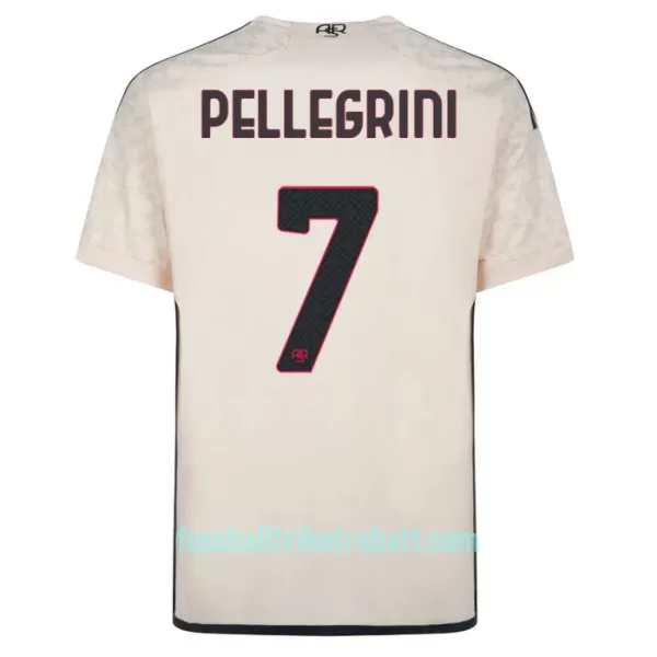 Günstige AS Rom Pellegrini 7 Herrentrikot Auswärts 2023/24 Kurzarm