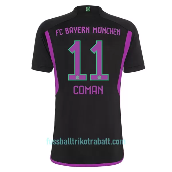 Günstige FC Bayern München Coman 11 Herrentrikot Auswärts 2023/24 Kurzarm