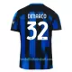 Günstige Inter Mailand Dimarco 32 Herrentrikot Heim 2023/24 Kurzarm