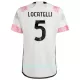 Günstige Juventus Turin Locatelli 5 Kindertrikot Auswärts 2023/24 Kurzarm