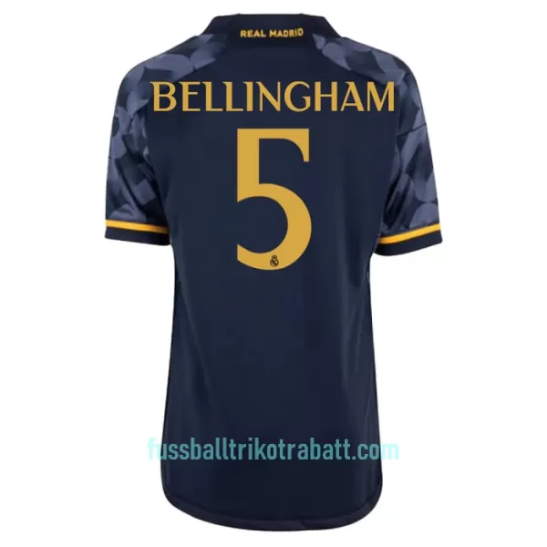 Günstige Real Madrid Bellingham 5 Kindertrikot Auswärts 2023/24 Kurzarm