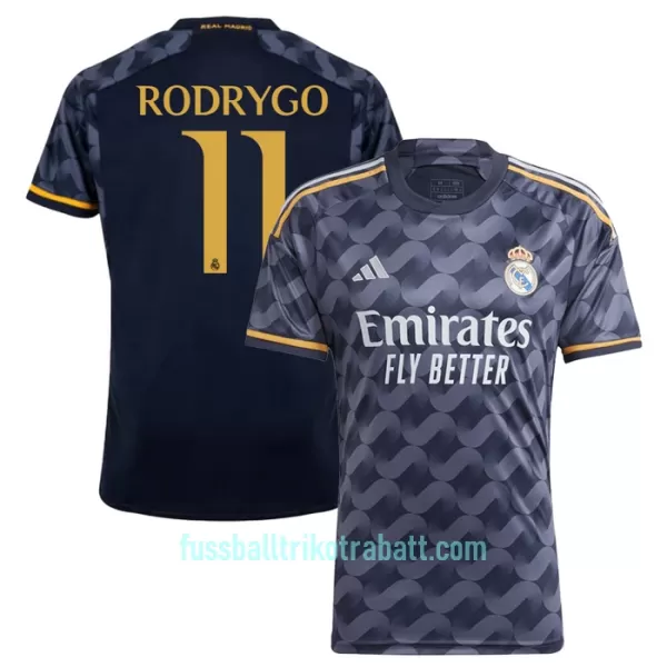 Günstige Real Madrid Rodrygo 11 Herrentrikot Auswärts 2023/24 Kurzarm