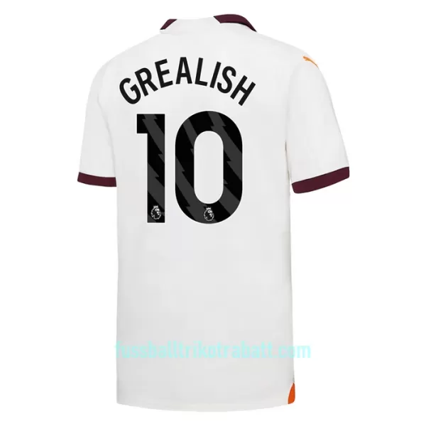 Günstige Manchester City Grealish 10 Herrentrikot Auswärts 2023/24 Kurzarm