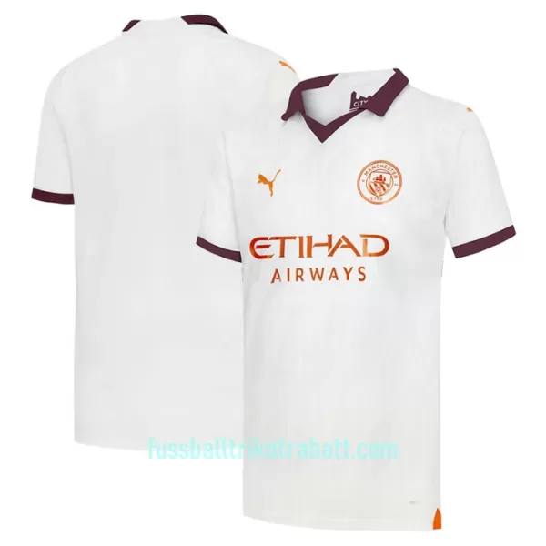 Günstige Manchester City Herrentrikot Auswärts 2023/24 Kurzarm