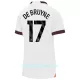 Günstige Manchester City Kevin De Bruyne 17 Damentrikot Auswärts 2023/24 Kurzarm
