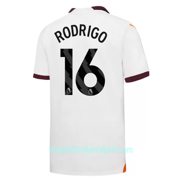Günstige Manchester City Rodrigo 16 Herrentrikot Auswärts 2023/24 Kurzarm