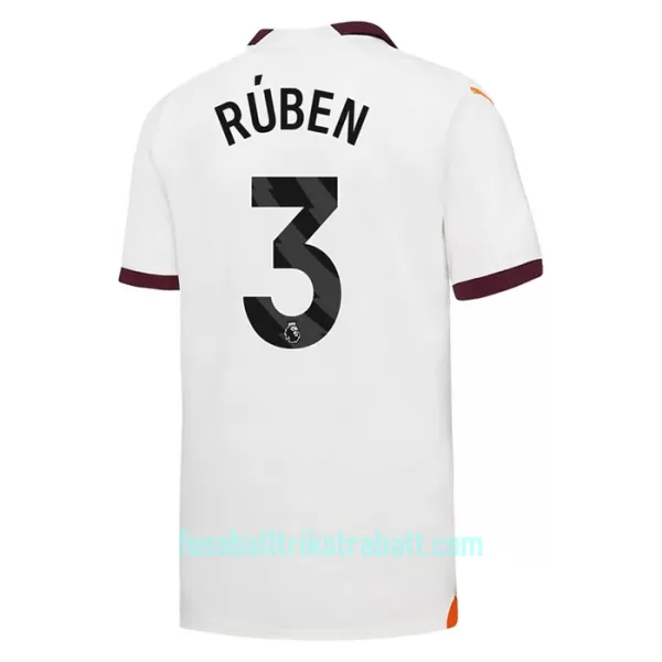 Günstige Manchester City Ruben 3 Herrentrikot Auswärts 2023/24 Kurzarm