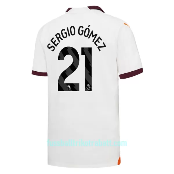 Günstige Manchester City Sergio Gomez 21 Herrentrikot Auswärts 2023/24 Kurzarm