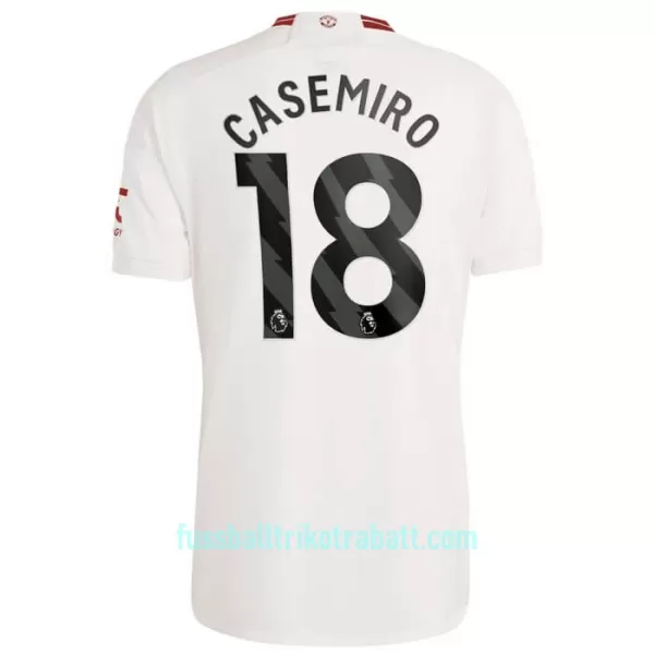 Günstige Manchester United Casemiro 18 Herrentrikot Ausweich 2023/24 Kurzarm