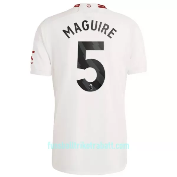 Günstige Manchester United Maguire 5 Herrentrikot Ausweich 2023/24 Kurzarm