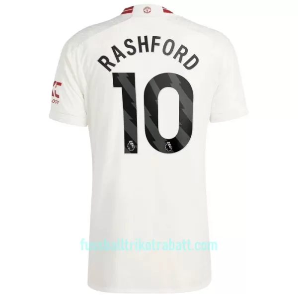 Günstige Manchester United Rashford 10 Herrentrikot Ausweich 2023/24 Kurzarm
