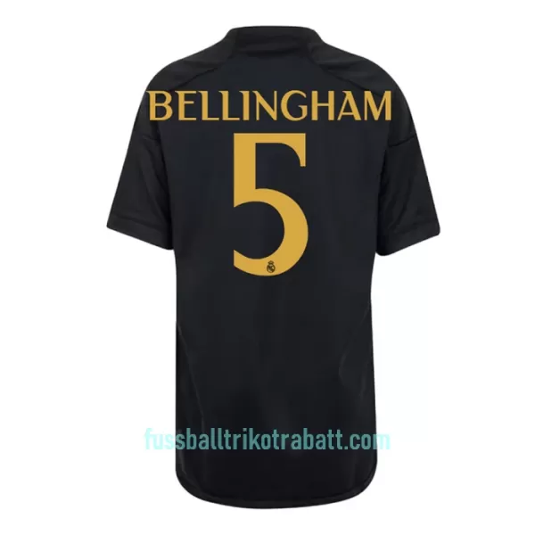 Günstige Real Madrid Bellingham 5 Kindertrikot Ausweich 2023/24 Kurzarm