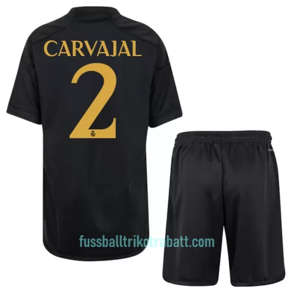 Günstige Real Madrid Carvajal 2 Kindertrikot Ausweich 2023/24 Kurzarm