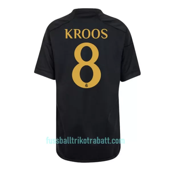 Günstige Real Madrid Kroos 8 Kindertrikot Ausweich 2023/24 Kurzarm