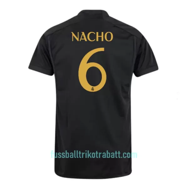 Günstige Real Madrid Nacho 6 Herrentrikot Ausweich 2023/24 Kurzarm