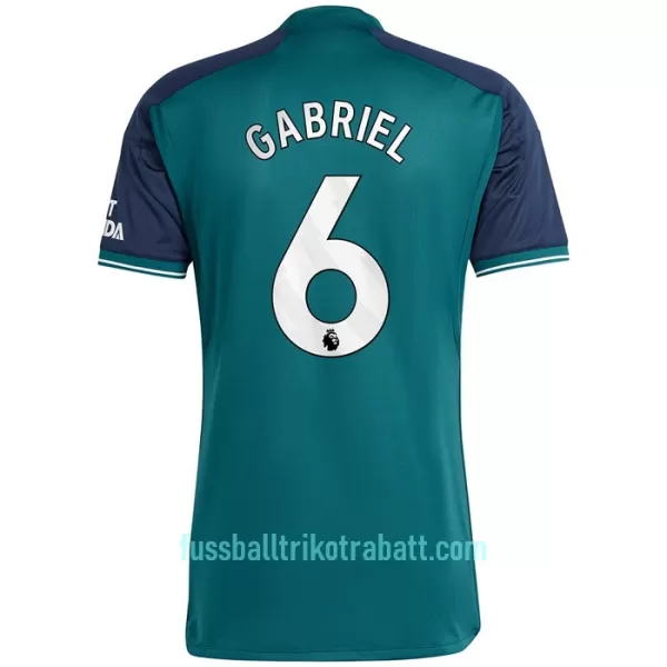 Günstige Arsenal Gabriel 6 Herrentrikot Ausweich 2023/24 Kurzarm