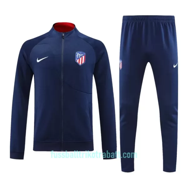 Atlético Madrid Trainingsjackenanzüge 2023/24 Navy