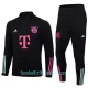 FC Bayern München Sweatshirts Anzüge 2023/24 Viertelreißverschluss Schwarze