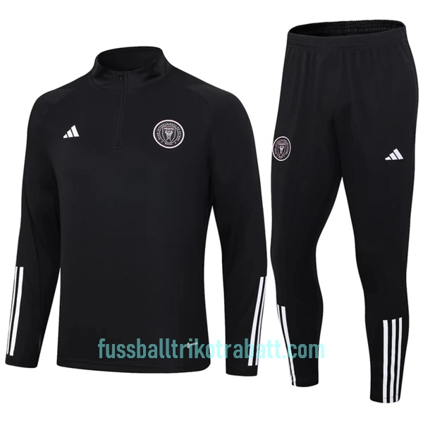 Inter Miami CF Sweatshirts Anzüge 2023/24 Viertelreißverschluss Schwarze