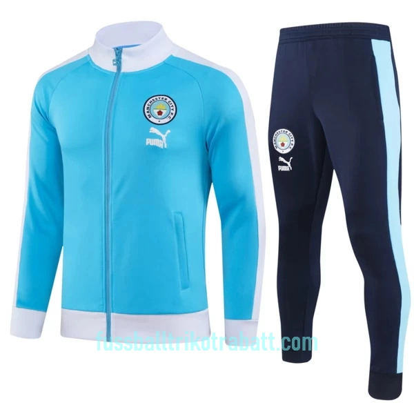 Manchester City Trainingsjackenanzüge 2023/24 Blaue