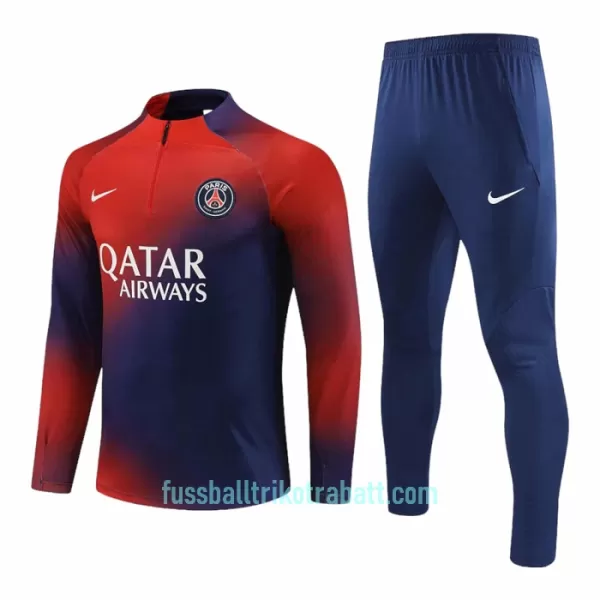 Paris Saint-Germain Sweatshirts Anzüge 2023/24 Viertelreißverschluss Rote
