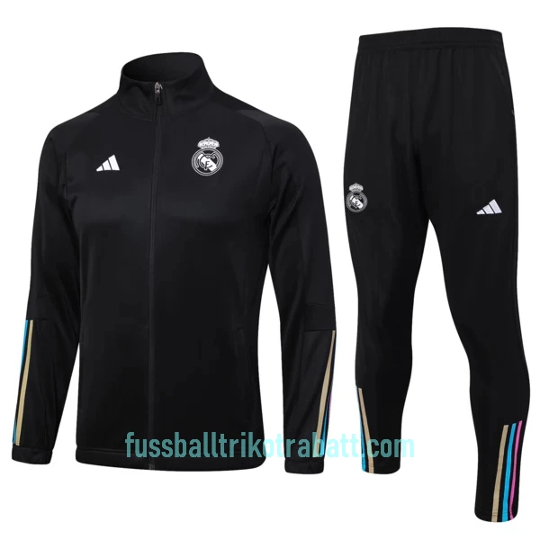 Real Madrid Trainingsjackenanzüge 2023/24 Schwarze