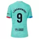 Günstige FC Barcelona Lewandowski 9 Herrentrikot Ausweich 2023/24 Kurzarm