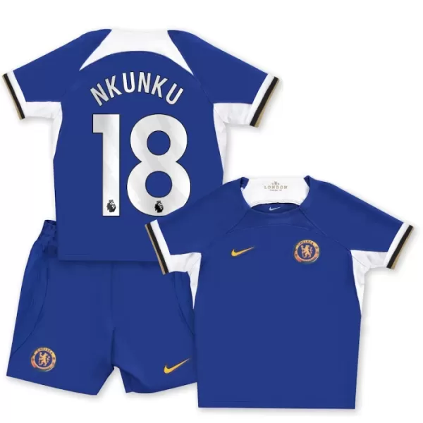 Günstige Chelsea Nkunku 18 Kindertrikot Heim 2023/24 Kurzarm