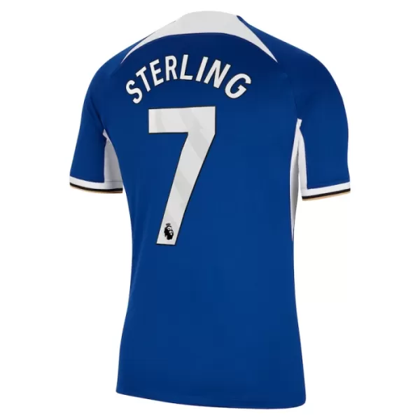 Günstige Chelsea Sterling 7 Herrentrikot Heim 2023/24 Kurzarm