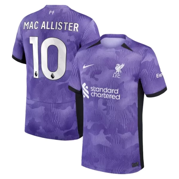 Günstige Liverpool Mac Allister 10 Herrentrikot Ausweich 2023/24 Kurzarm