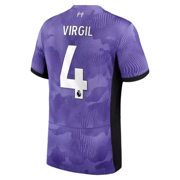 Günstige Liverpool Virgil 4 Herrentrikot Ausweich 2023/24 Kurzarm