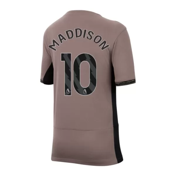 Günstige Tottenham Hotspur Maddison 10 Kindertrikot Ausweich 2023/24 Kurzarm