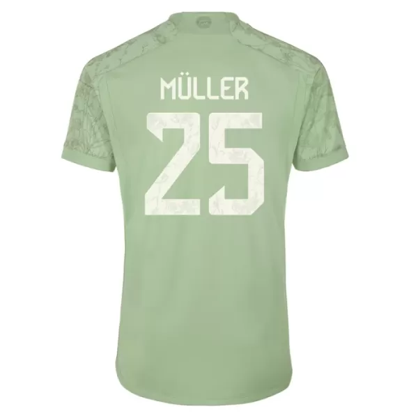Günstige FC Bayern München Muller 25 Herrentrikot Ausweich 2023/24 Kurzarm