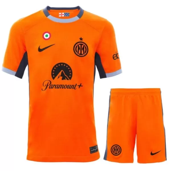 Günstige Inter Mailand Kindertrikot Ausweich 2023/24 Kurzarm