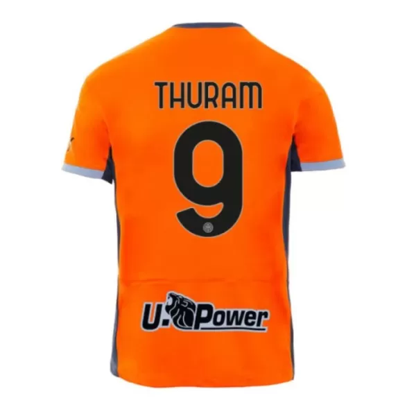 Günstige Inter Mailand Thuram 9 Kindertrikot Ausweich 2023/24 Kurzarm