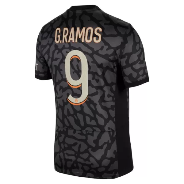 Günstige Paris Saint-Germain G.Ramos 9 Herrentrikot Ausweich 2023/24 Kurzarm